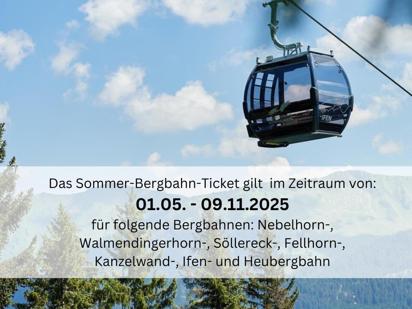 Bergfex Gaisalphorn Mit Sommer-Bergbahnticket Oberstdorf Exteriér fotografie